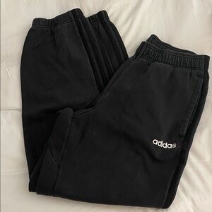 Adidas Unisex Black Joggers
